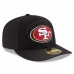 Men's San Francisco 49ers New Era Black 2016 Sideline Official Low Profile 59FIFTY Fitted Hat 2419683